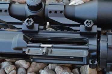 The DPMS GII Recon, a lightweight .308—New Gun Review The shell deflector on the DPMS upper is less obtrusive than most AR-15 deflectors.