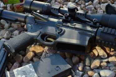 The DPMS GII Recon, a lightweight .308—New Gun Review The flare on the mag well is essential for making rapid mag changes.