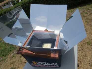 Day 1  loaf of bread baking. 