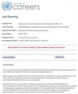 UN Moves to Confiscate Guns in USA (VIDEO) The United nations has recently posted a job for peacekeepers in New York to confiscate guns. They aren't even trying to hide it anymore.