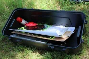 The Sportsman's Trunk is not so ling that it won't fit in or on a typical car.  Larger sizes are available, which would be even better for holding guns.