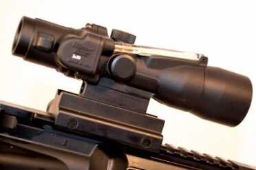 The Trijicon 300 Blackout offering is lower profile than classic Trijicon designs.