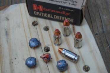 7 Things To Know About .357 Sig - Sort Of... Not many 9mm loads would expand like this after passing through a pine board.
