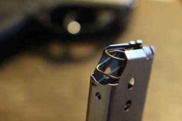 Boberg XR9-S The Bullpup Pistol Review There's no follower in the magazine. The rounds ride right on the spring.