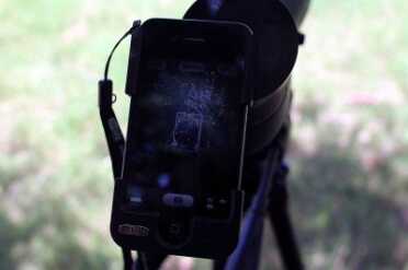 The Meopta MeoPro 80 HD Spotting Scope Taking a picture of an iPhone screen taking a picture through a spotting scope is actually harder than it would seem, especially and almost impossible in blinding sunlight.