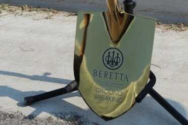 Beretta Breaks Ground in Tennessee I'm not sure what I was expecting, exactly, but it wasn't commemorative shovels. These are some fancy spades.