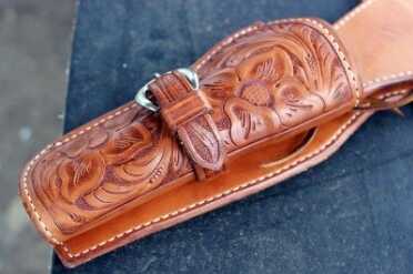 Choosing a Cowboy Action Holster~El Paso Saddlery Floral and exceptionally well finished.