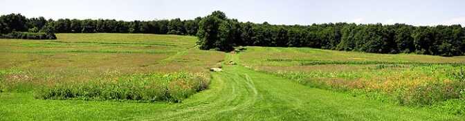 The 600 yard rifle range at the Vernon National Shooting Preserve rises from 1,046 feet at the firing line to 1,200 feet at the top of the ridge.