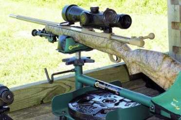 Set up and ready to zero.