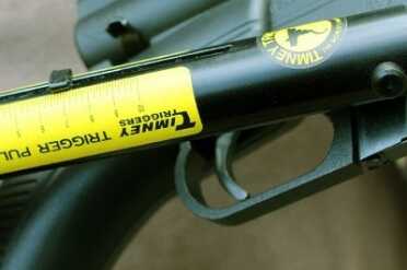 The trigger breaks at 7 pounds. Maybe that's why they cal it the AR-7. 