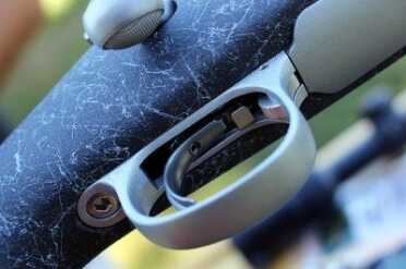 The Ultimate Muzzleloader is a Remington? There is a lot of room around the trigger. I'd like to see tighter tolerances here, if only to keep out dirt.