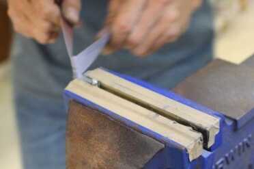 Every piece of the gun is hand fitted. 