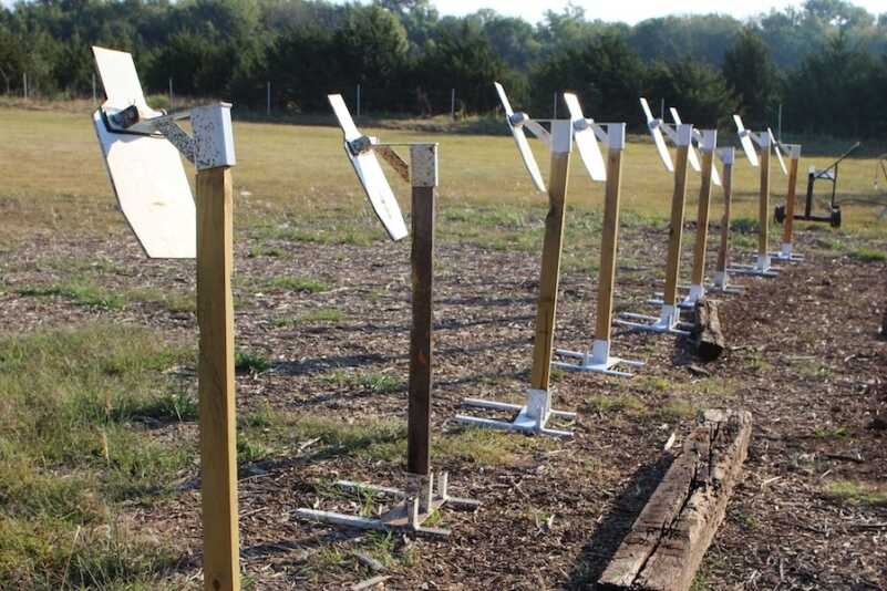 The back of the target line at Thunderbird Tactical's range outside of Wichita, Ks. It gets cold here in the winter, but they still run classes--even in the snow.