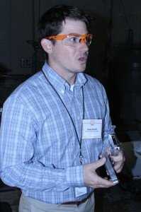 Our tour began with a prefabricated gun blank for the famous tipup Taurus Model 22, which comes in .22LR and .25ACP. Dusty Sroufe is the new product manager at Taurus and he gave us the tour. 