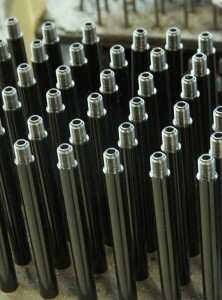 Traditional barrels made in that same barrel machine for the Heritage guns. 