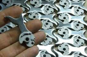 Size isn't the only amazing thing. You can weld, polish, cut and tool the MIM parts just like forged and cut parts. 