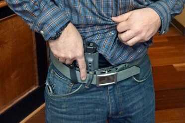 NSR C-5 Concealment Tuckable Folder Over Holster Untucked.