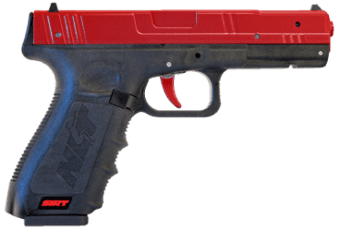 The red slide on the SIRT from NLT is a good way to ensure you are dry firing the right gun.