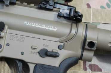 New PWS Shaw's All MK114 Built in QD sling mounts make carrying the Shaw's All easy.