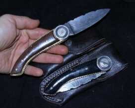 These were the other folders I tried. They don't have a blade lock, but the open is positive and very useful. Also gorgeous and very different, for about $25 each. 