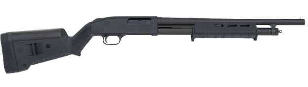 The Mossberg 500 is seen here in its latest and greatest Magpul drag showing off that this old dog can still learn new tricks while maintaining its all time low price tag below $500.