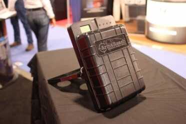 The version on walkabout at SHOT was the polymer Defender version, which is lighter than the Armor series.