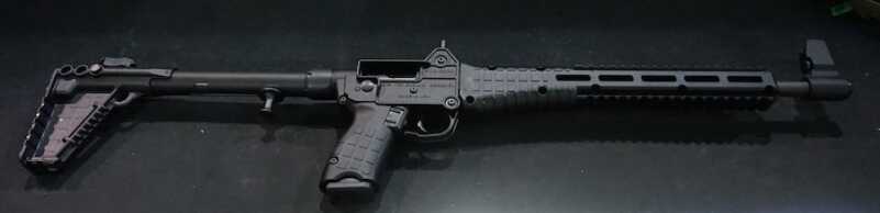 Kel- Tec sub2000 Gen. 2--SHOT Show 2015 Added texture throughout the gun makes this carbine more ergonomic.