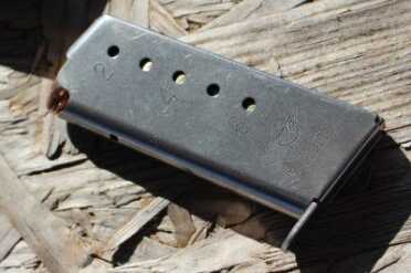 Steel magazines hold 6 rounds.