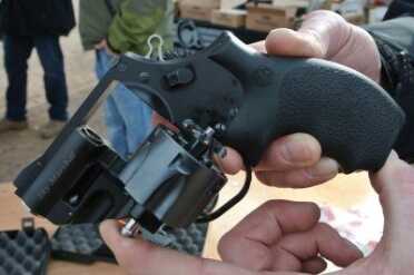 Korth's 9mm Revolver--SHOT Show 2015 Another view of the extractor