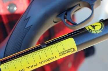 The pull on the stock trigger in the takedown was around 7 pounds