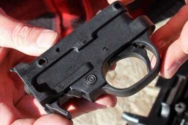 The BX-Trigger ready to install. Don't try to dry fire it with the cover off or parts will fly off. 