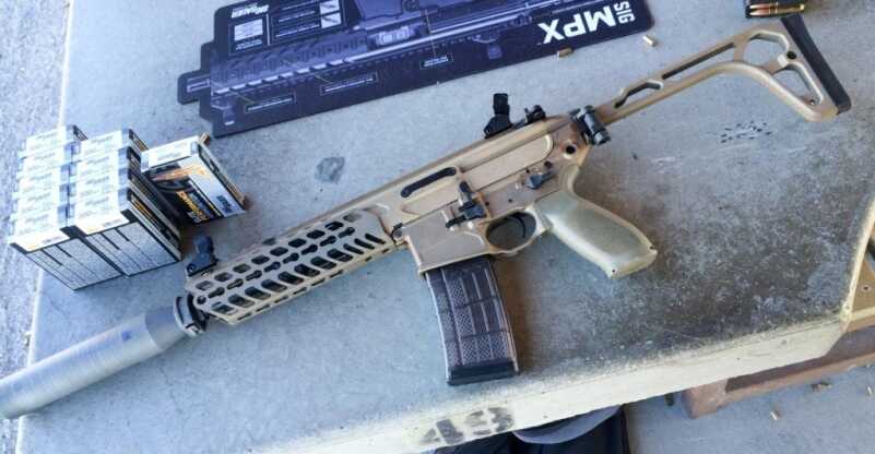 The Sig MCX SBR configuration.