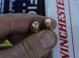 This CA380 shot roundball and flat point equally well. 