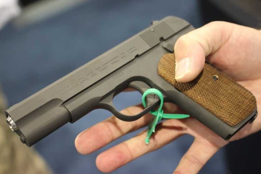 A New Colt 1903 Hammerless?-- SHOT Show 2015 colt 1844
