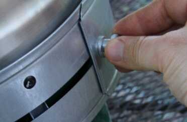 Adjusting the pot skirt is tough when it is hot, but the directions say it conserves your fuel by 25%.