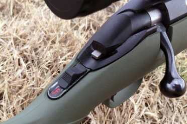 1,000 Yards from a 0 Rifle - Ruger's American Predator Safety mounted on the tang.