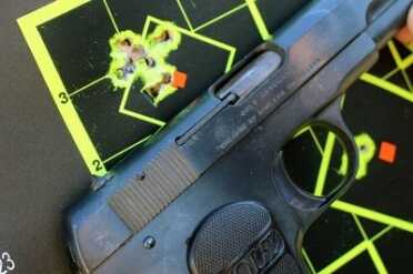 Not too shabby for a 99 year old pistol from 15 yards. 