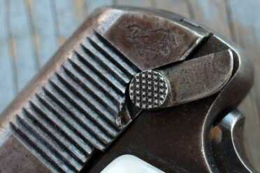 Tiny safety on the side and a prancing pony!