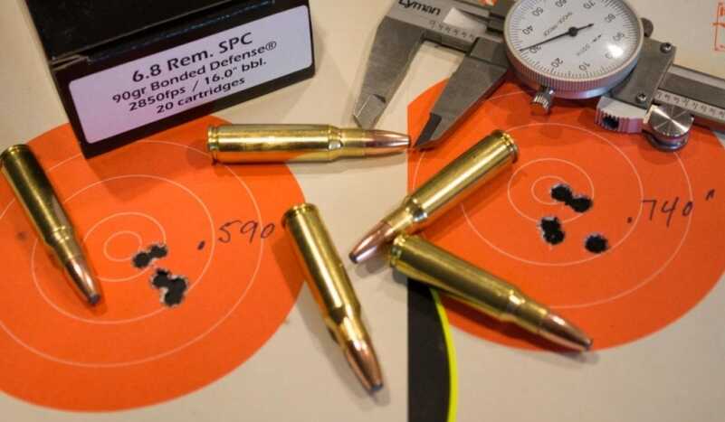 Accuracy was great with all groups coming in at less than one inch at 50 yards, with most closer to 1/2 inch for 5 shots. 