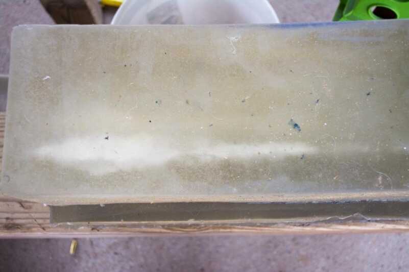 You can see how quickly the bullet started to expand by the permanent wound channel shown here. The bullet entered the left side of the block. 