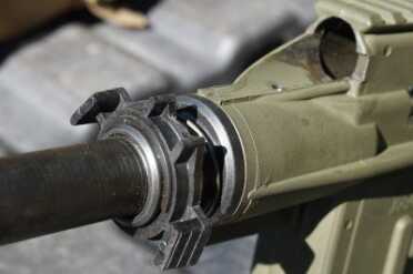 The gas tube come out easily.