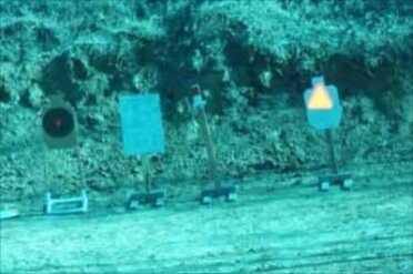 Use the tip of the triangle and you will see better results. This does require sighting the optic in correctly.