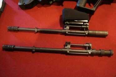 Here you can see how the optic mates with the barrel and not the receiver.