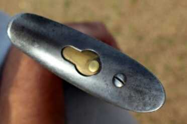 Cleaning rod storage on the stock. 