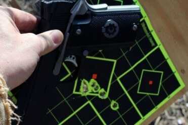 Here you can see how the groups are approaching one inch, and then fall out.