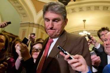 Sen. Joe Manchin (D-WV).  Is he anti-gun because he opposes Constitutional carry?  (Photo: Huffpo)