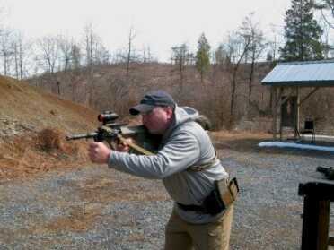 The Steyr AUG M3 A1--A New Take on the Old Bullpup The sloping sides of the stock create a very comfortable and ergonomic cheek rest whether you are using a magnified or non-magnified optic.