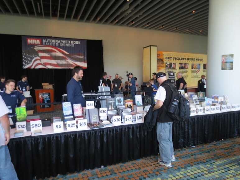 The book signing table!  This is where I met former Secretary of Defense Donald Rumsfeld.  