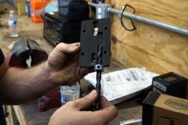 80% Arms Billet Aluminum Lower Build--No Milling Machine Needed Setting the depth on the bits is crucial. Don't drill too much material. Removing it is much easier than putting it back.