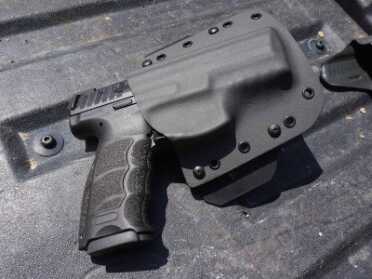 New Kydex Designs from Black Rhino Concealment The TCS can be worn inside or ourstide the wasit band.